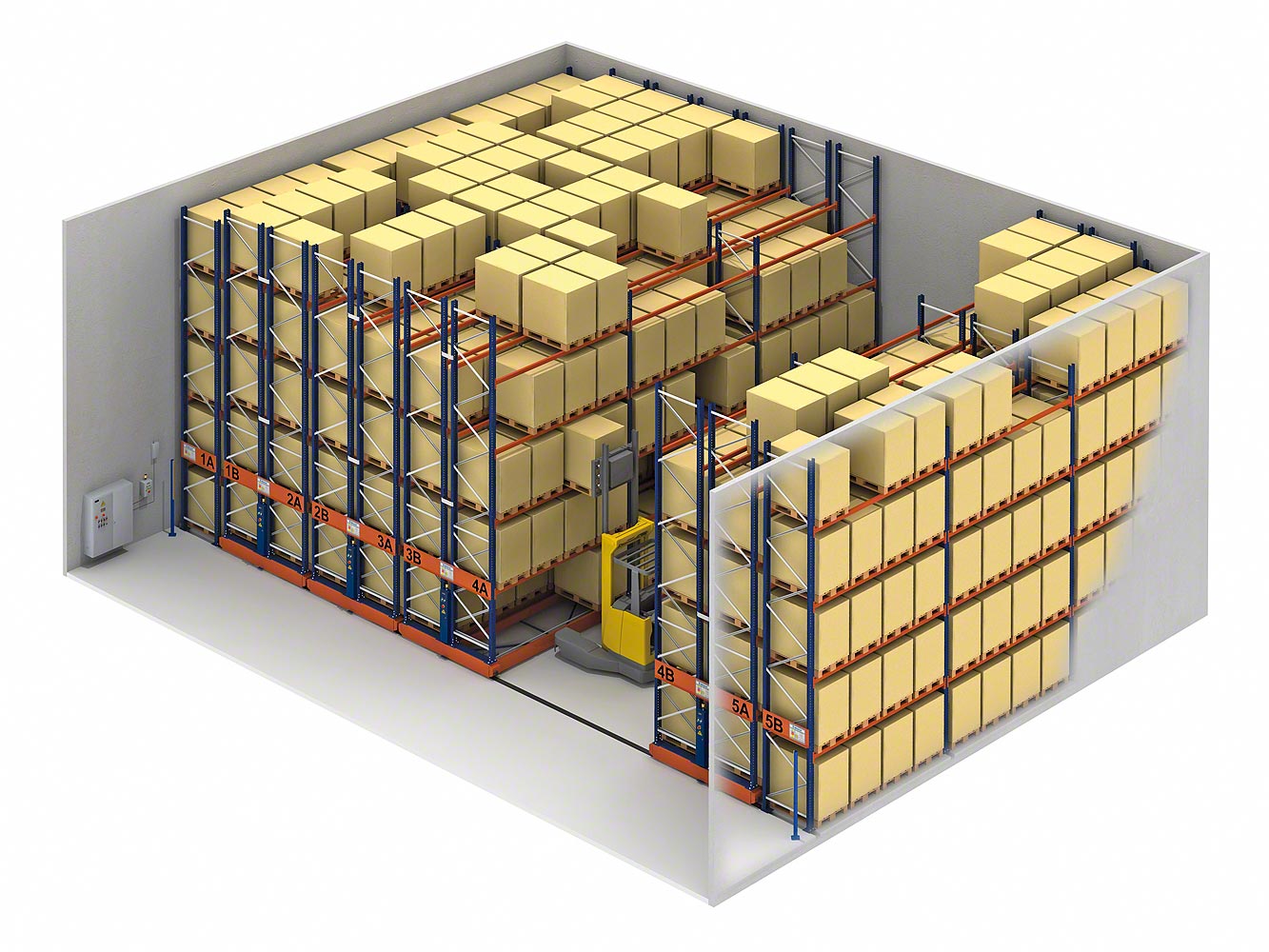 Scaffalature compattabili Movirack
